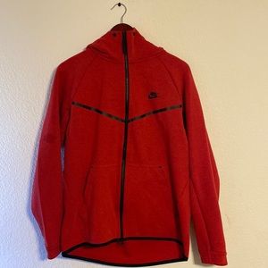 Nike Tech Fleece Jacket Red